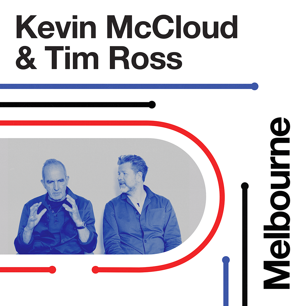 MELBOURNE. Kevin McCloud and Tim Ross - Live in Interesting Places
